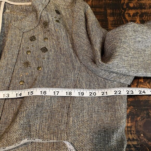 Coldwater Creek Jacket Womens 18 Metallic Embellished Button Up Blazer Coat - Picture 6 of 7